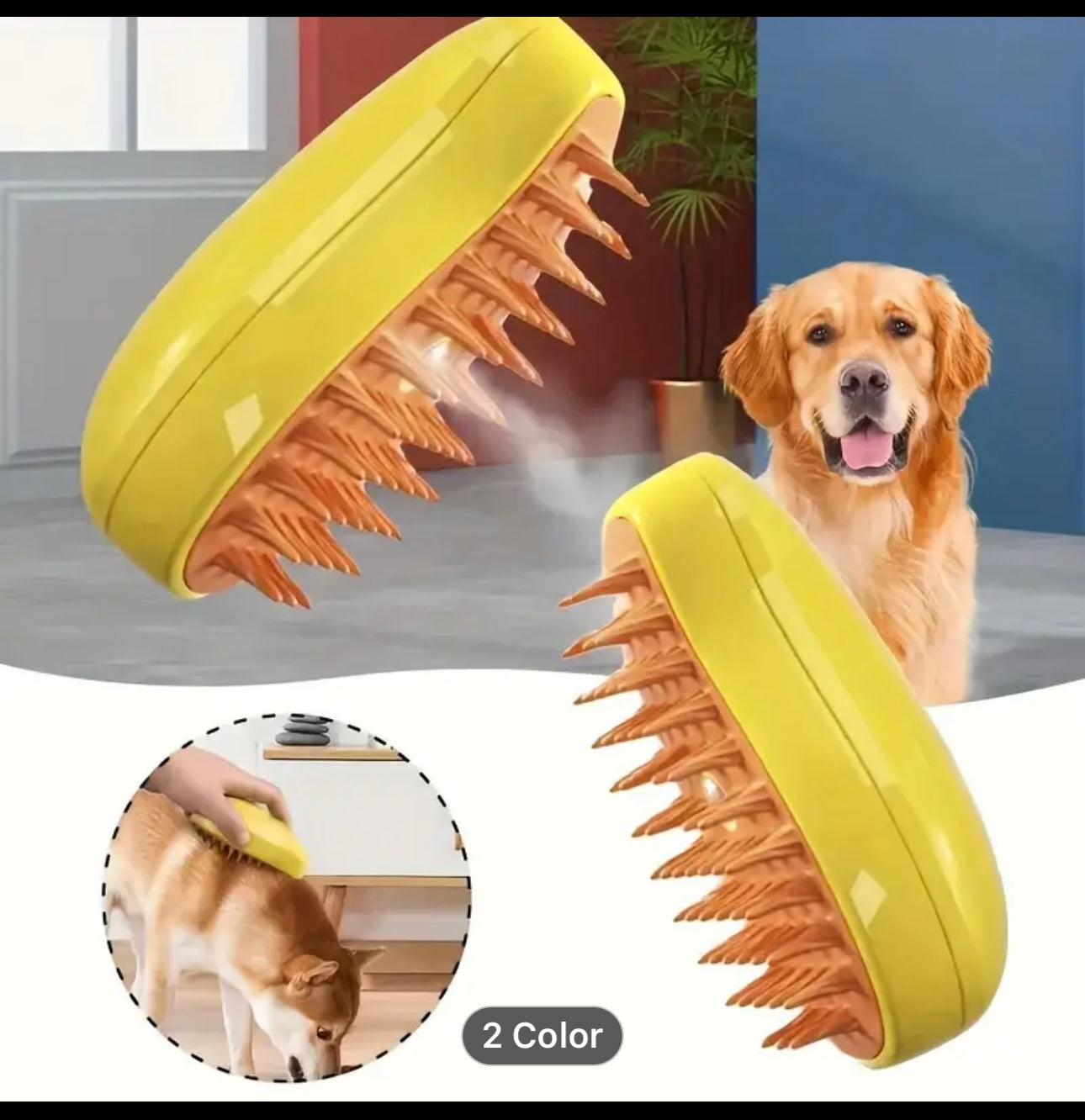 EliteSteam/Cepillo de vapor para perro y gatos
